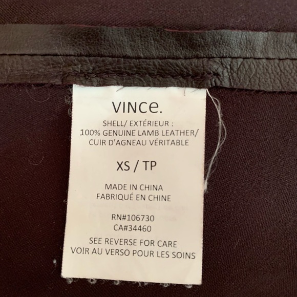 Vince - Leather Brown Shirt - Picture 5 of 5